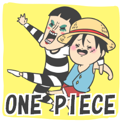 Lineスタンプ One Piece ボンちゃん ルフィと仲間たち 40種類 1円