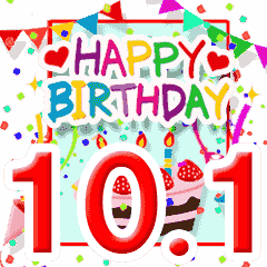 動く！10月1日～15日☆お誕生日☆お祝い