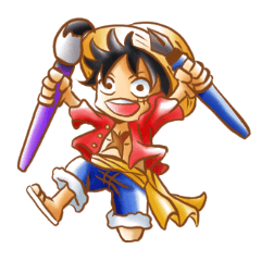 Lineスタンプ One Piece ペイントアイコンスタンプ 16種類 1円