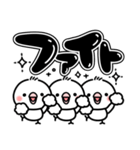 毎日しろちゃん15 (シンプル☆でか文字)（個別スタンプ：23）