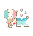 ねこまる【トラシロ】のデカい文字（個別スタンプ：2）