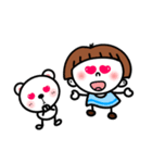 おかっぱちゃんと友達 【敬語】（個別スタンプ：19）