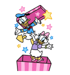 ドナルド＆デイジー BIGスタンプ（個別スタンプ：21）