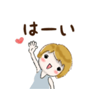 普通に大人女子ますます暑い（真夏編)（個別スタンプ：6）