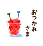 普通に大人女子ますます暑い（真夏編)（個別スタンプ：10）