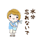 普通に大人女子ますます暑い（真夏編)（個別スタンプ：15）