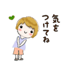 普通に大人女子ますます暑い（真夏編)（個別スタンプ：21）
