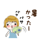 普通に大人女子ますます暑い（真夏編)（個別スタンプ：25）