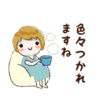普通に大人女子ますます暑い（真夏編)（個別スタンプ：33）