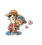 シュールに動く！チョッパーたち*ONE PIECE（個別スタンプ：3）