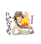 シュールに動く！チョッパーたち*ONE PIECE（個別スタンプ：4）
