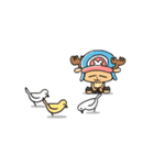 シュールに動く！チョッパーたち*ONE PIECE（個別スタンプ：7）