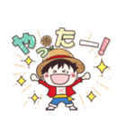 【ONE PIECE】with まるいやつら。（個別スタンプ：21）