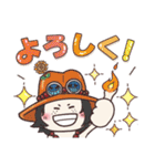 【ONE PIECE】with まるいやつら。（個別スタンプ：22）
