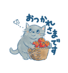 猫好き大人女子のためのスタンプ（個別スタンプ：6）