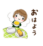 普通に大人女子秋から冬の始まり（秋冬編)（個別スタンプ：1）