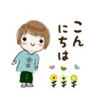 普通に大人女子秋から冬の始まり（秋冬編)（個別スタンプ：5）