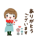 普通に大人女子秋から冬の始まり（秋冬編)（個別スタンプ：10）