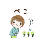 普通に大人女子秋から冬の始まり（秋冬編)（個別スタンプ：25）