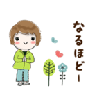 普通に大人女子秋から冬の始まり（秋冬編)（個別スタンプ：28）