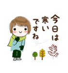 普通に大人女子秋から冬の始まり（秋冬編)（個別スタンプ：31）
