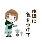 普通に大人女子秋から冬の始まり（秋冬編)（個別スタンプ：34）