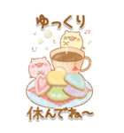 BIGなスイーツ★大人かわいい子ブタ（個別スタンプ：19）
