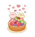 BIGなスイーツ★大人かわいい子ブタ（個別スタンプ：30）