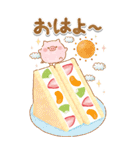 BIGなスイーツ★大人かわいい子ブタ（個別スタンプ：33）
