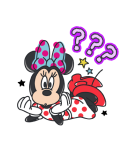 ミニーマウス（ポジティブ！）（個別スタンプ：14）