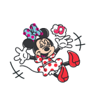ミニーマウス（ポジティブ！）（個別スタンプ：34）