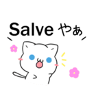 パンダとねこ イタリア語 ver2（個別スタンプ：2）