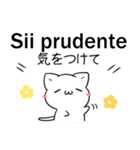 パンダとねこ イタリア語 ver2（個別スタンプ：20）