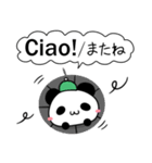 パンダとねこ イタリア語 ver2（個別スタンプ：21）