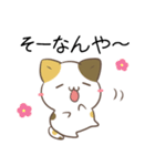 岐阜弁＆飛騨弁のみけねことうさぎ（個別スタンプ：15）