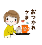 普通に大人女子 爽やか秋の始まり（秋編)（個別スタンプ：10）