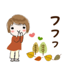 普通に大人女子 爽やか秋の始まり（秋編)（個別スタンプ：17）