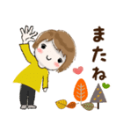 普通に大人女子 爽やか秋の始まり（秋編)（個別スタンプ：34）