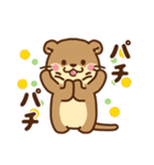 コツメカワウソ♡毎日花と気持ち（個別スタンプ：20）