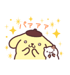 背景が動く ポムポムプリン（個別スタンプ：9）