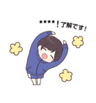 ジャージ君10.5（カスタム）（個別スタンプ：3）