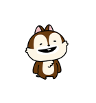 にしむらゆうじ画♪チップとデール（個別スタンプ：21）