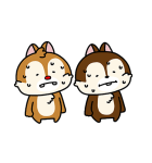 にしむらゆうじ画♪チップとデール（個別スタンプ：32）