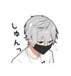 無口男子4（個別スタンプ：34）