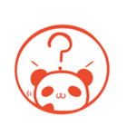 毎日使える！パンダのはんこスタンプ（個別スタンプ：22）