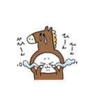動くダジャレ猫！ぺけとまゆげ4（個別スタンプ：21）