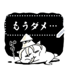 ぺけとまゆげ ダジャレな猫さん（個別スタンプ：18）