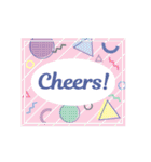 お祝い＆誕生日☆80's風（個別スタンプ：15）