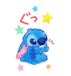 スティッチ BIGスタンプ（ふんわり）（個別スタンプ：3）