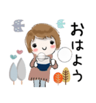 普通に大人女子 ほっこりと優しい冬（冬編)（個別スタンプ：1）